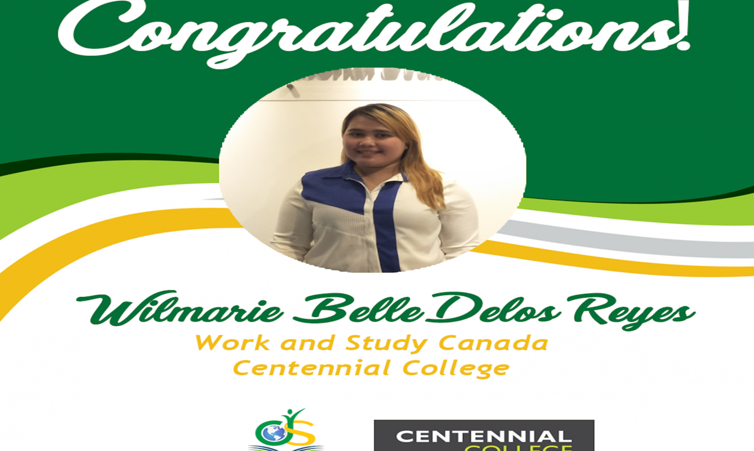 Congrats, Wilmarie Belle delos Reyes!